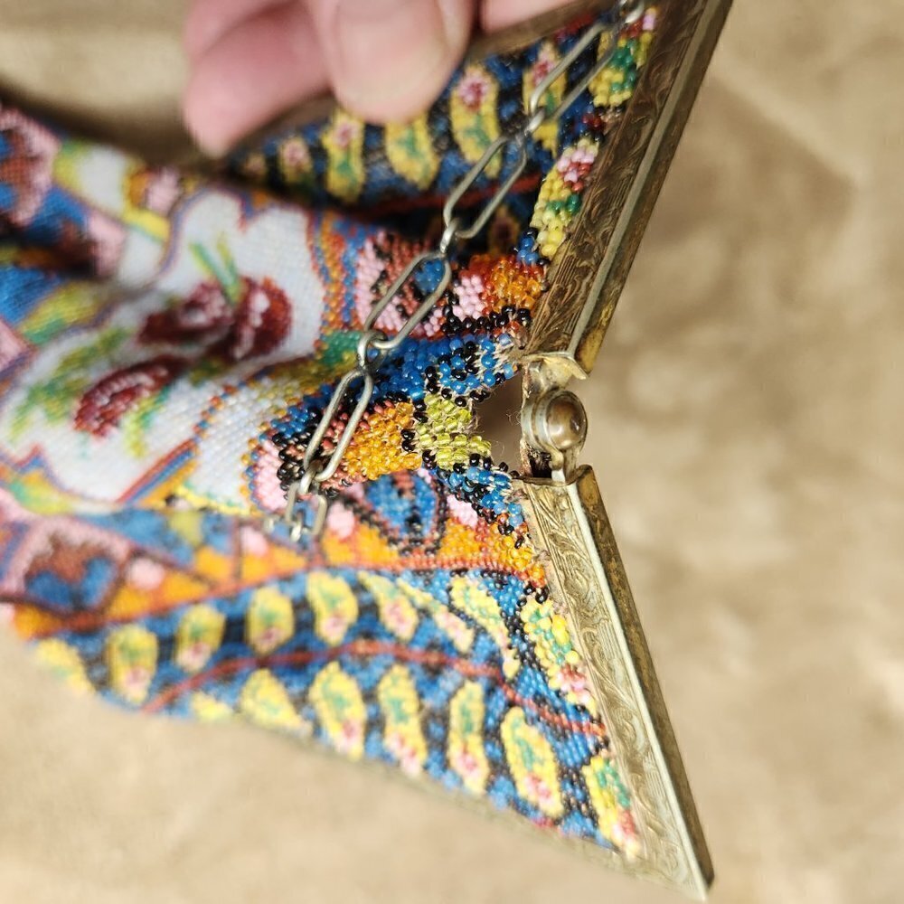 Vintage Beaded Purse - Picture 7 of 8